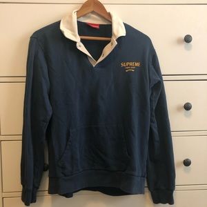 Supreme Long Sleeve Polo: Size Medium